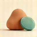 Ikon af lerklump og glas